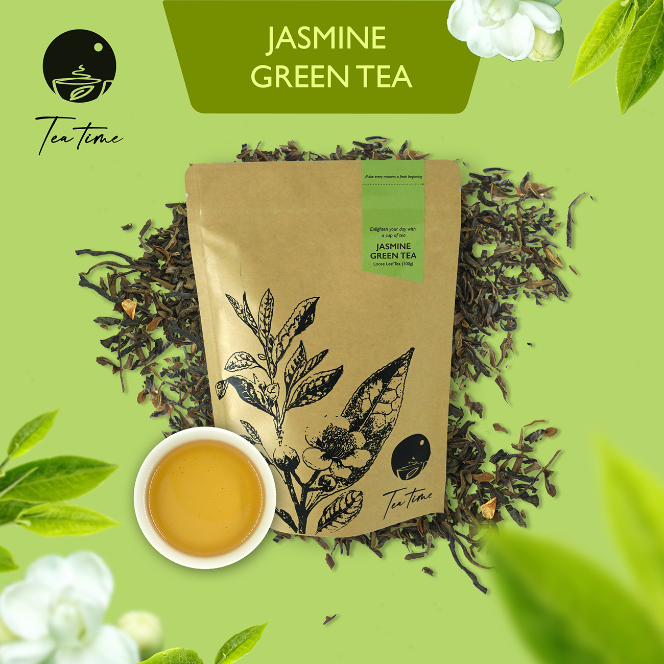 Quality Jasmine Green Tea Teatime_Super3
